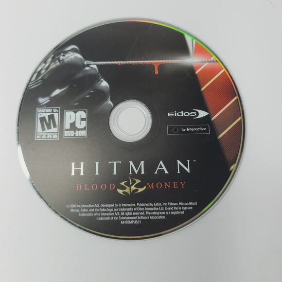 Hitman CONTRACTS & BLOOD MONEY PC DVD-ROM Video Game Bundle Rated M 17+ Eidos - Picture 2 of 5